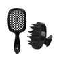 Peigne Massant pour Cuir Chevelu – Brosse Shampoing  (1/2 pièces)