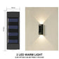 Outdoor Up &amp; Down Lighting, Wall Mounted, Solar &amp; Waterproof