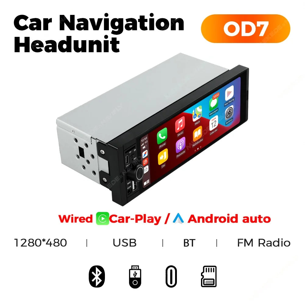 Touchscreen Car Stereo - Wireless CarPlay &amp; Android Auto