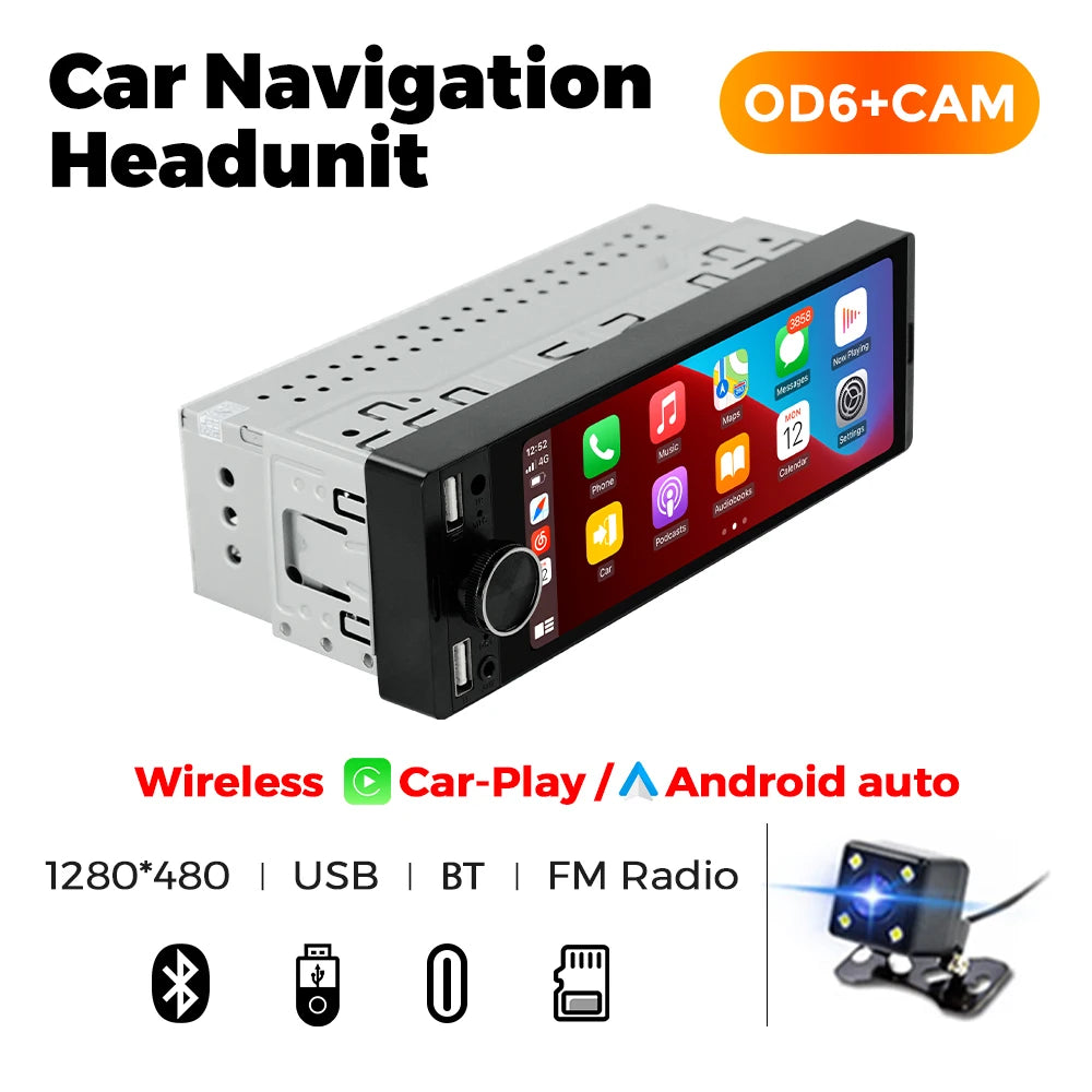 Autoradio Écran Tactile - CarPlay & Android Auto Sans Fil