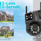 4K WiFi PTZ Outdoor Surveillance Camera - 8MP, AI, Audio &amp; Video, iCSee