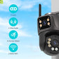 4K WiFi PTZ Outdoor Surveillance Camera - 8MP, AI, Audio &amp; Video, iCSee