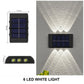 Outdoor Up &amp; Down Lighting, Wall Mounted, Solar &amp; Waterproof