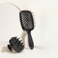 Peigne Massant pour Cuir Chevelu – Brosse Shampoing  (1/2 pièces)